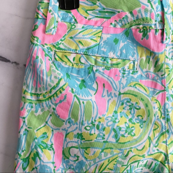 Lilly Pulitzer Callahan Shorts Coconut Jungle Size 00 19280 - Picture 5 of 7
